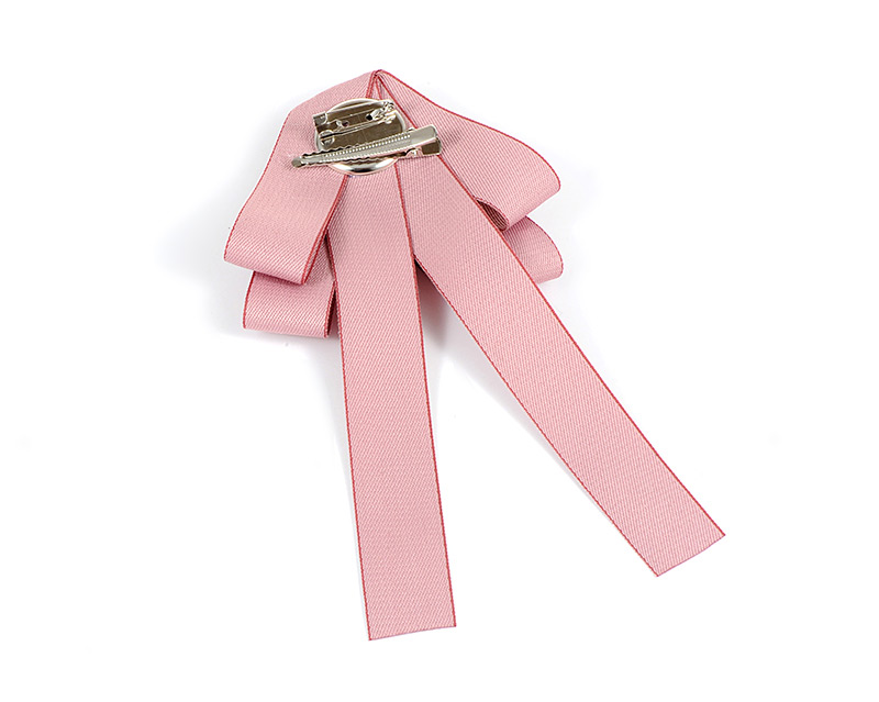 Fashion Pink Oval Shape Decorated Bowknot Brooch,Korean Brooches