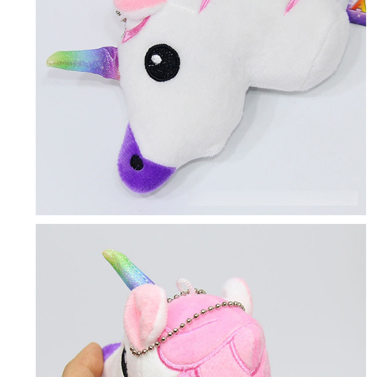 Lovely Pink Cartoon Unicorn Design Simple Ornaments,Fashion Keychain