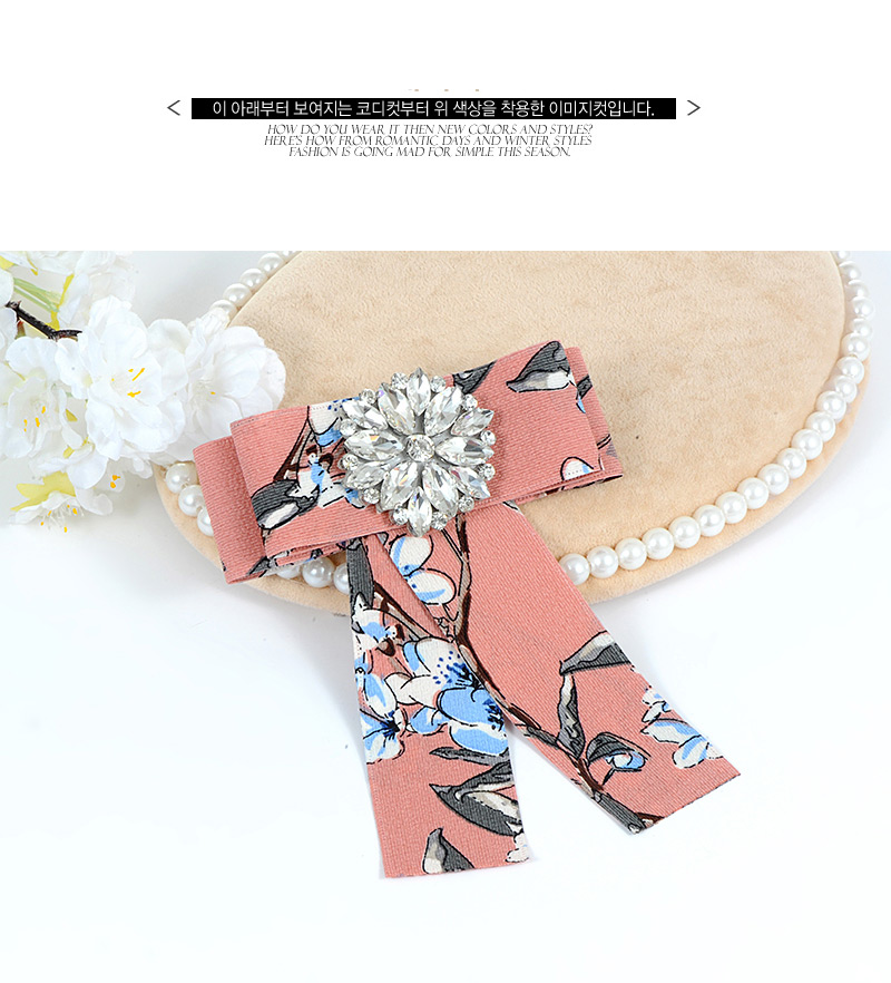 Fashion Black+white Flower Shape Decorated Bowknot Brooch,Korean Brooches