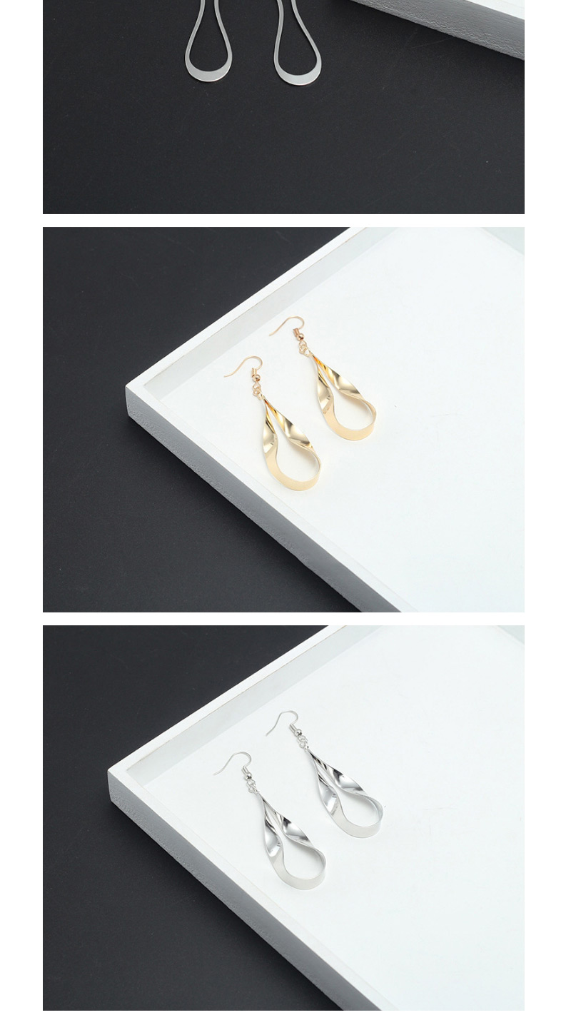 Fashion Gold Color Round Shape Design Pure Color Earrings,Drop Earrings