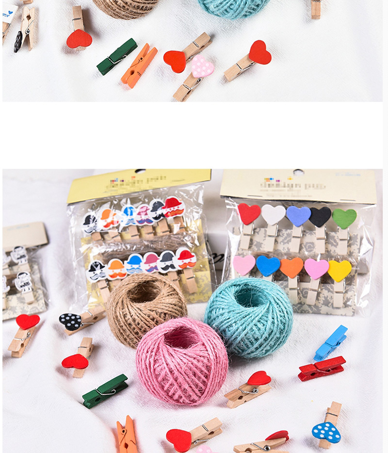 Fashion Multi-color Color Matching Decorated Hollow Out Clips(small 5pcs),Household goods
