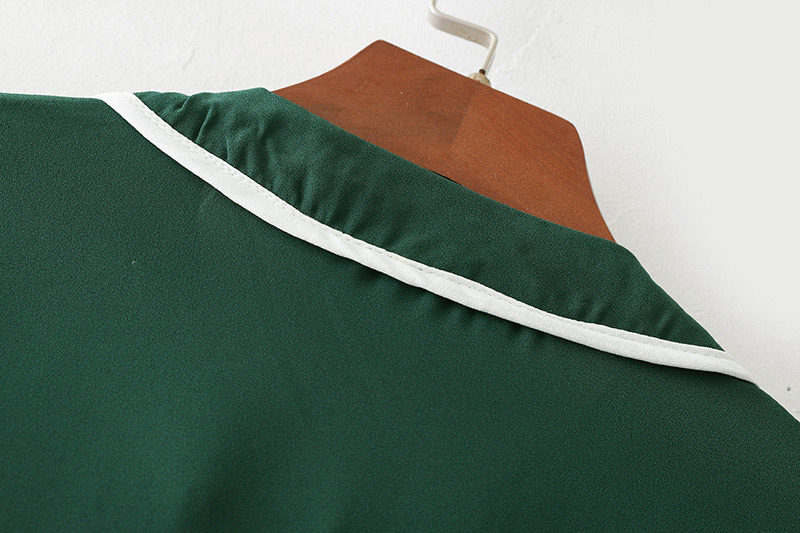 Fashion Green Bowknot Decorated Long Sleeves Shirt,Sunscreen Shirts