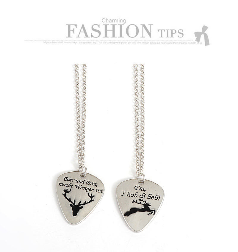 Fashion Silver Color Animal Pattern Decorated Necklace,Pendants