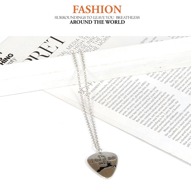 Fashion Silver Color Animal Pattern Decorated Necklace,Pendants