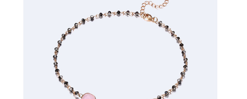 Fashion Silver Color+white Round Shape Gemstone Decorated Necklace,Pendants