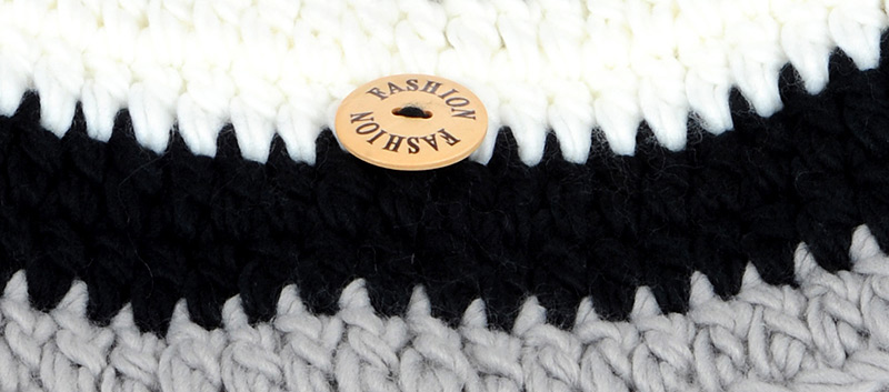 Cute Gray Bear Ear Shape Decorated Hat,Knitting Wool Hats