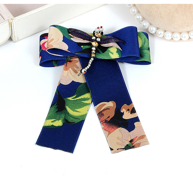Fashion Navy Dragonfly Shape Decorated Brooch,Korean Brooches