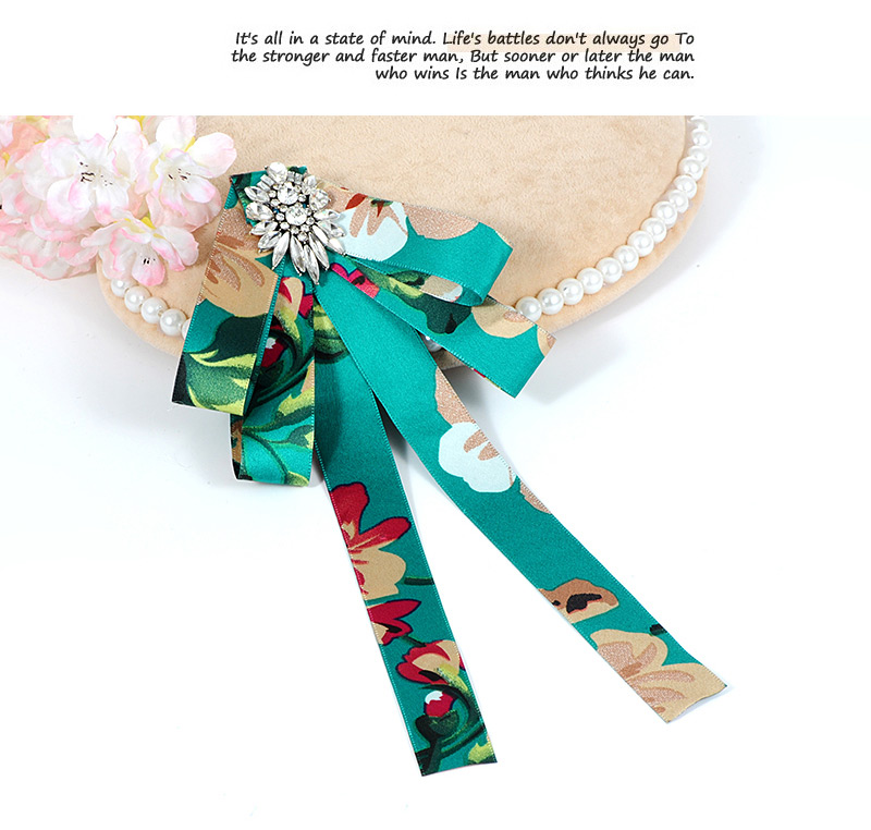 Fashion Green Oval Shape Diamond Decorated Brooch,Korean Brooches