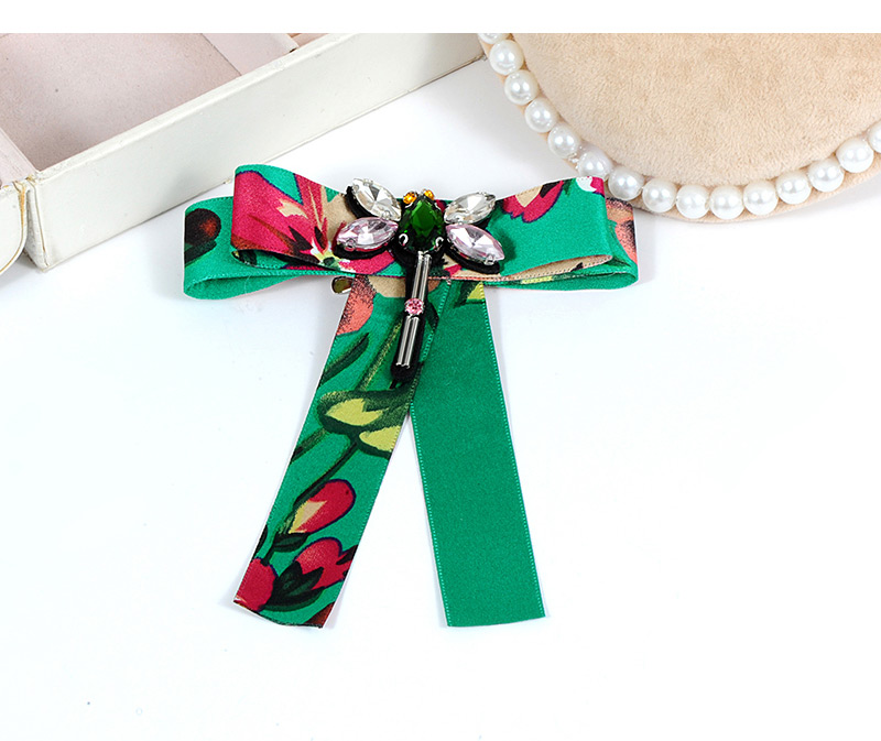 Fashion Green Butterfly Shape Decorated Bowknot,Korean Brooches