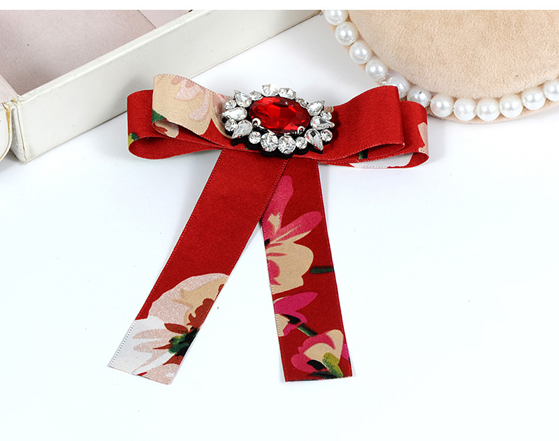 Fashion Navy Oval Shape Decorated Bowknot Brooch,Korean Brooches