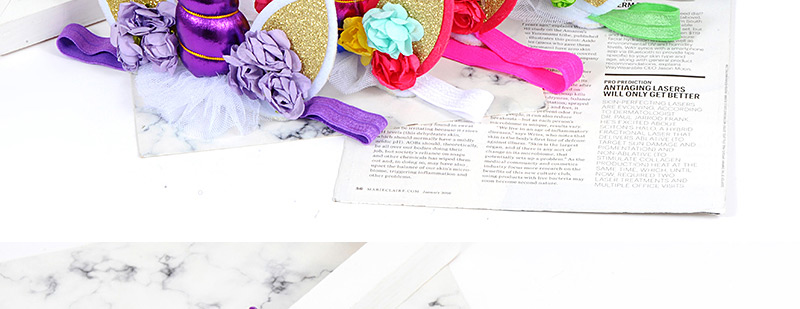 Lovely Multi-color Unicorn Decorated Children Hair Band,Hair Ribbons
