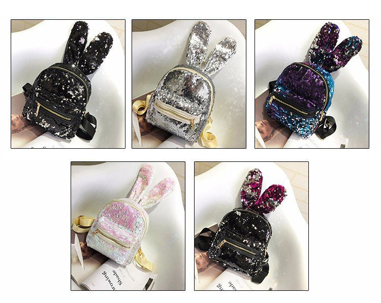 Fashion Multi-color Rabbit Ears Shape Design Backpack,Backpack