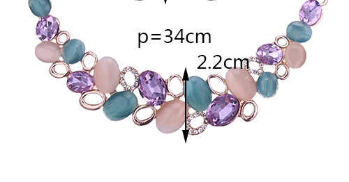 Elegant Multi-color Color-matching Decorated Jewelry Sets,Jewelry Sets