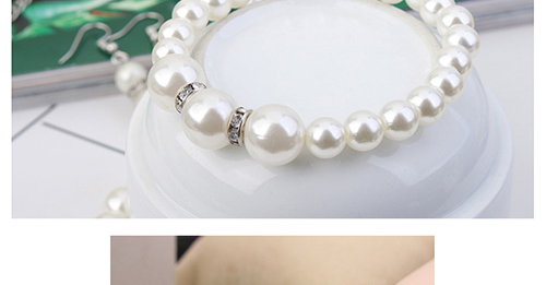 Elegant Silver Color Round Shape Decorated Jewelry Sets,Jewelry Sets