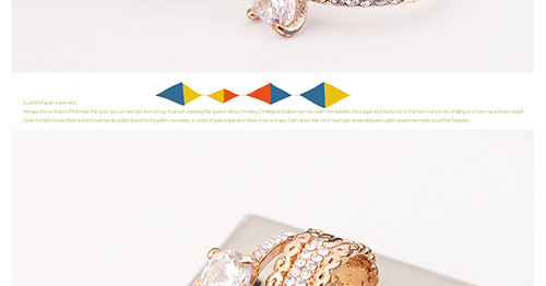 Fashion Gold Color Diamond Decorated Hollow Out Ring Sets,Rings Set