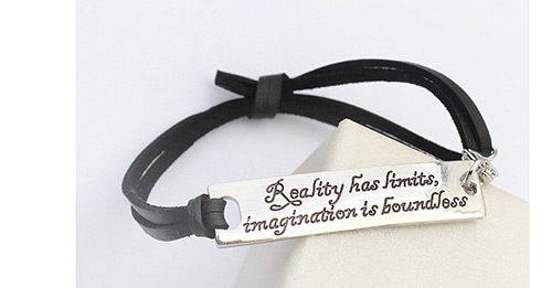 Elegant Silver Color+black Square Shape Design Multi-layer Bracelet,Fashion Bracelets
