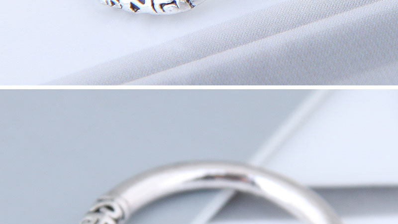 Vintage Silver Color Pure Color Decorated Ring For Women,Fashion Rings