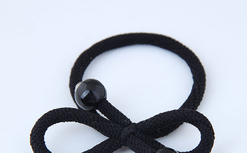 Sweet Black Bowknot Shape Design Hair Band,Hair Ring