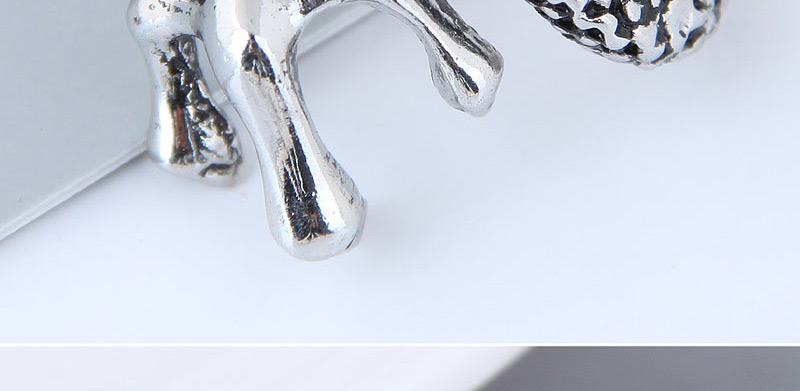 Vintage Antique Silver Claws Shape Design Opening Ring,Fashion Rings