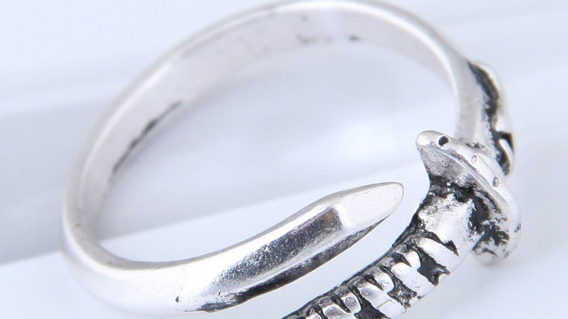 Vintage Antique Silver Sword Shape Design Simple Ring,Fashion Rings
