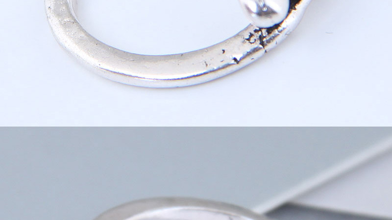 Vintage Antique Silver Bones Shape Design Simple Ring,Fashion Rings