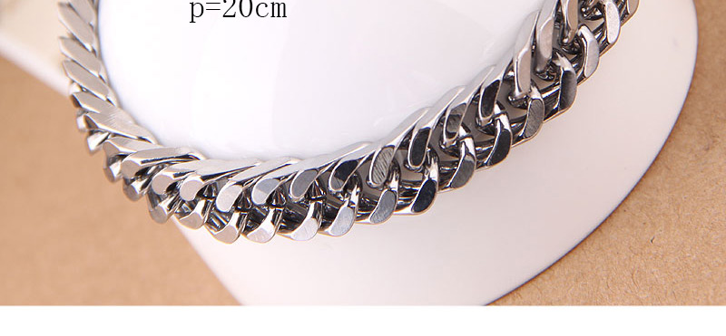 Elegant Silver Color Chains Decorated Pure Color Bracelet,Fashion Bracelets
