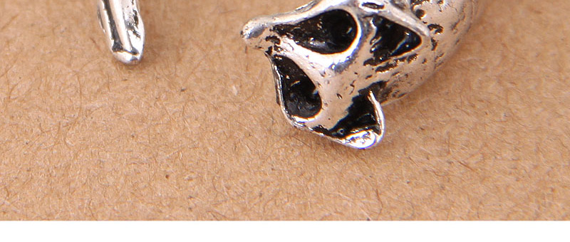 Vintage Antique Silver Fox Shape Design Opening Ring,Fashion Rings