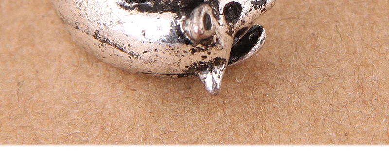 Vintage Antique Silver Pig Shape Design Opening Ring,Fashion Rings