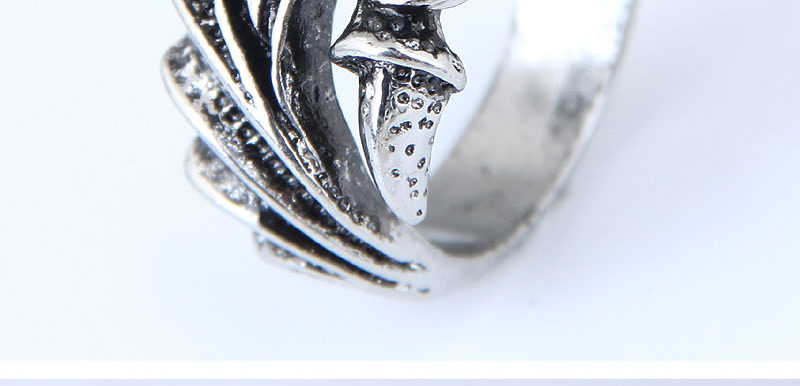 Vintage Antique Silver Claw Shape Design Opening Ring,Fashion Rings