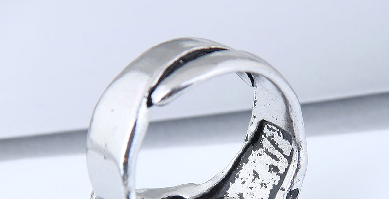 Vintage Antique Silver Snake Shape Design Opening Ring,Fashion Rings