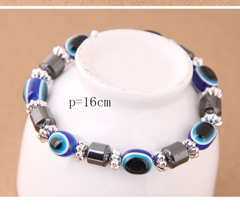 Fashion Sapphire Blue Eye Shape Decorated Bracelet,Fashion Bracelets