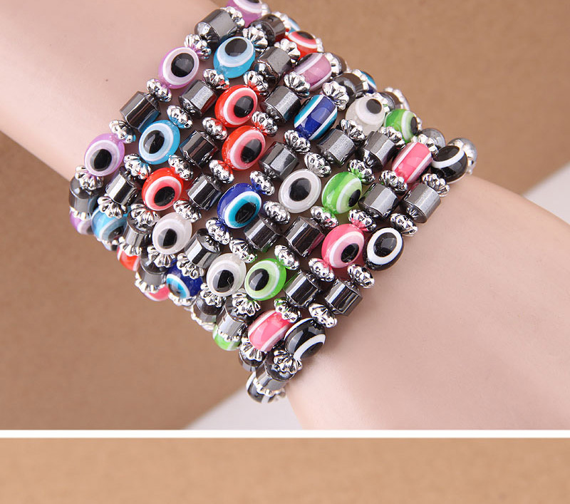Fashion Multi-color Eye Shape Decorated Bracelet,Fashion Bracelets