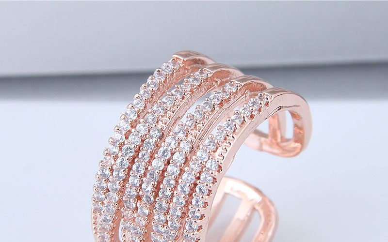 Fashion Silver Color Multi Layer Design Opening Ring,Fashion Rings