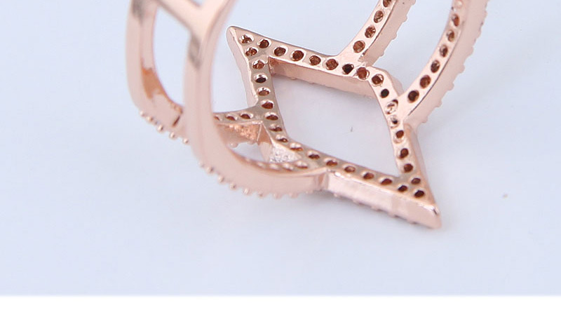 Fashion Silver Color Rhombus Shape Decorated Ring,Fashion Rings