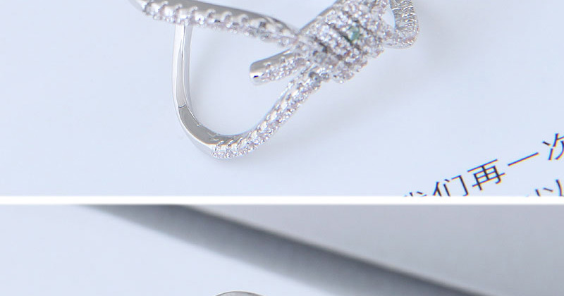 Fashion Rose Gold Full Diamond Design Opening Ring,Fashion Rings