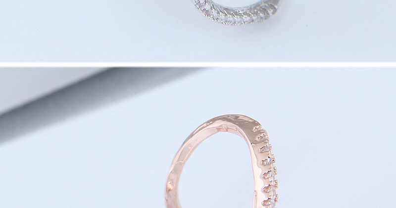 Fashion Silver Color Full Diamond Design Opening Ring,Fashion Rings