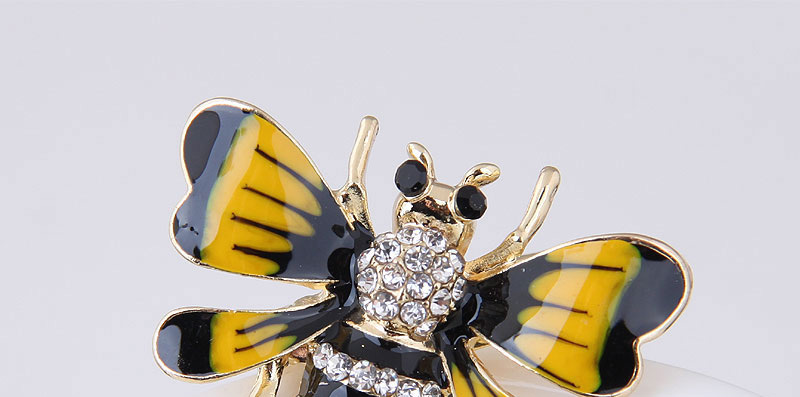 Fashion Yellow+black Bee Shape Decorated Brooch,Korean Brooches
