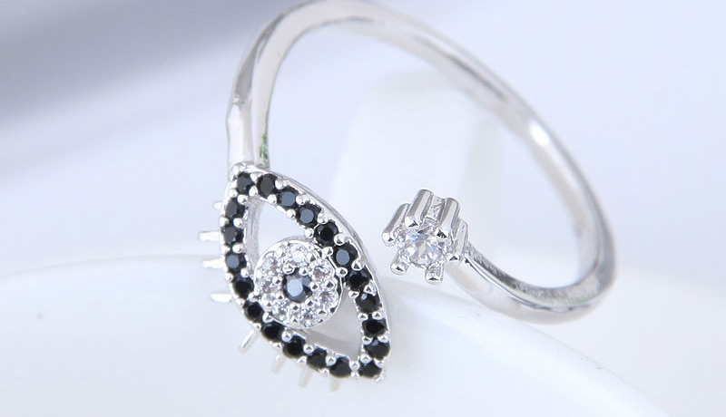 Fashion Black Eye Shape Decorated Ring,Fashion Rings