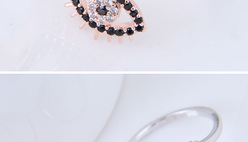 Fashion Black Eye Shape Decorated Ring,Fashion Rings