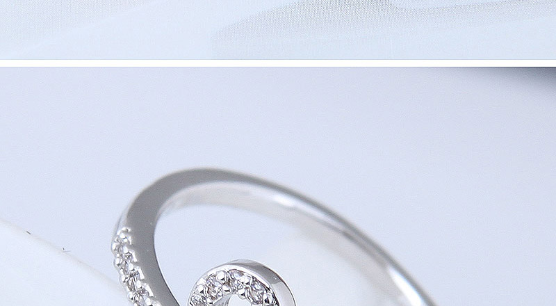 Fashion Silver Color Circular Ring Shape Decorated Ring,Fashion Rings