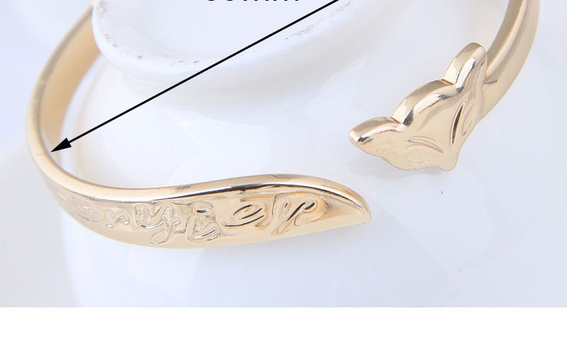 Fashion Gold Color Fox Shape Decorated Bracelet,Fashion Bangles