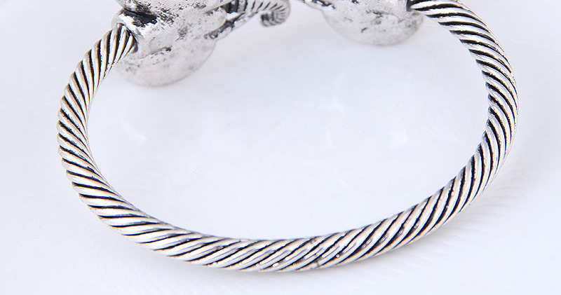 Fashion Silver Color Elephant Shape Decorated Bracelet,Fashion Bangles