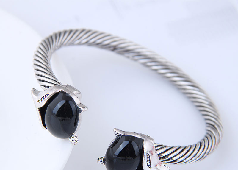 Fashion Black Fox Shape Decorated Bracelet,Fashion Bangles