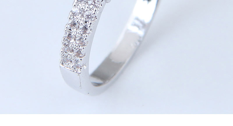 Fashion Silver Color Oval Shape Decorated Ring,Fashion Rings