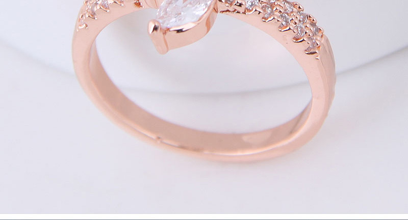 Fashion Gold Color Oval Shape Decorated Ring,Fashion Rings
