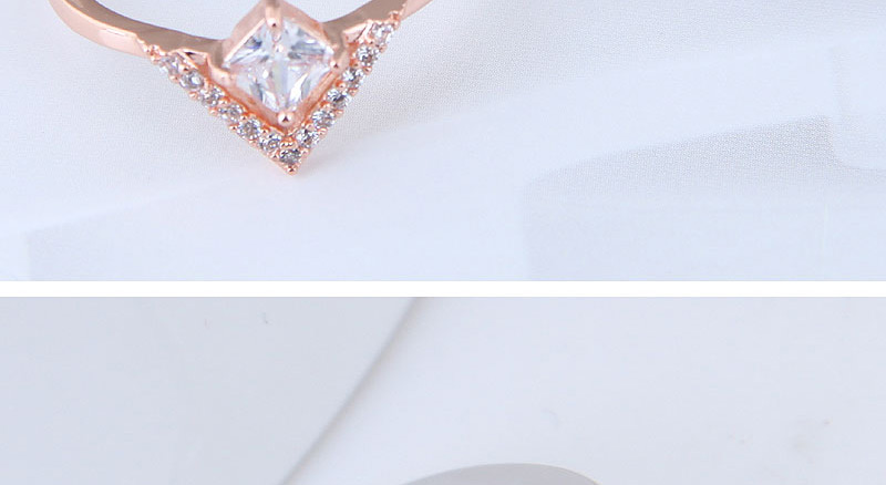 Fashion Silver Color Square Shape Decorated Ring,Fashion Rings