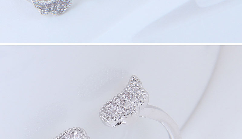 Fashion Silver Color Wing Shape Decorated Ring,Fashion Rings