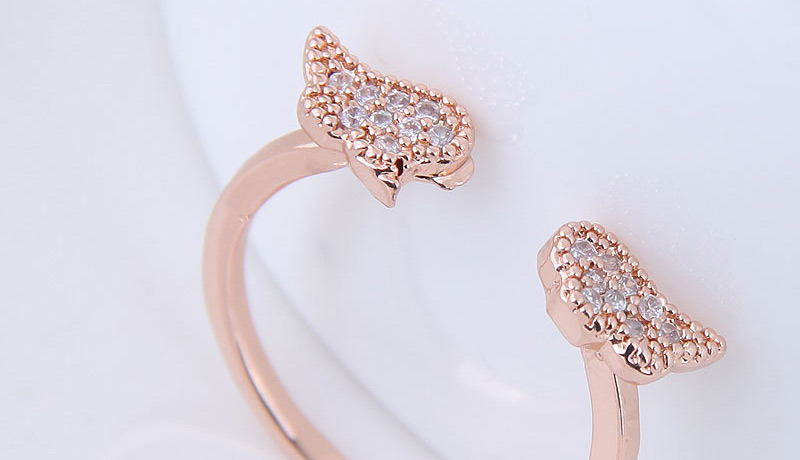 Fashion Gold Color Wing Shape Decorated Ring,Fashion Rings