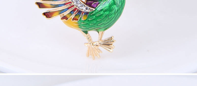 Fashion Multi-color Bird Shape Decorated Simple Brooch,Korean Brooches