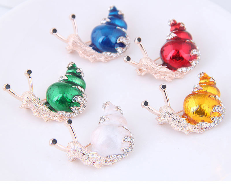 Fashion Yellow Snail Shape Decorated Simple Brooch,Korean Brooches